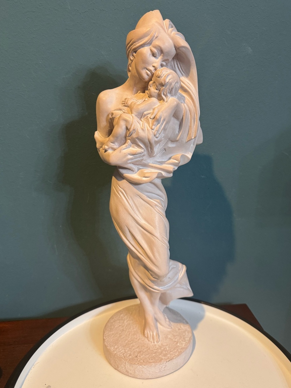 Quiet Moment Mother & Child Sculpture by Alexsander Danel for Austin Productions